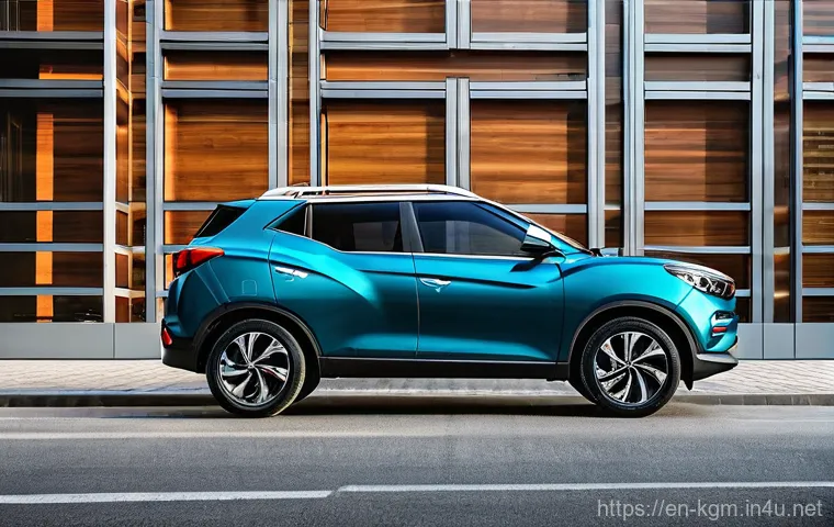 쌍용 코란도의 가족 차량 활용도 - Here are three detailed image generation prompts in English, designed to be appropriate for a 15+ au...