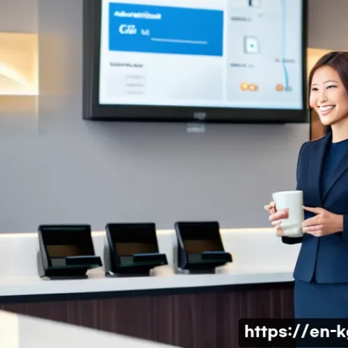 Home 11 쌍용 렉스턴의 서비스센터 만족도 - **Prompt**: A bright, contemporary car dealership service center interior, showcasing a sleek, dark-...